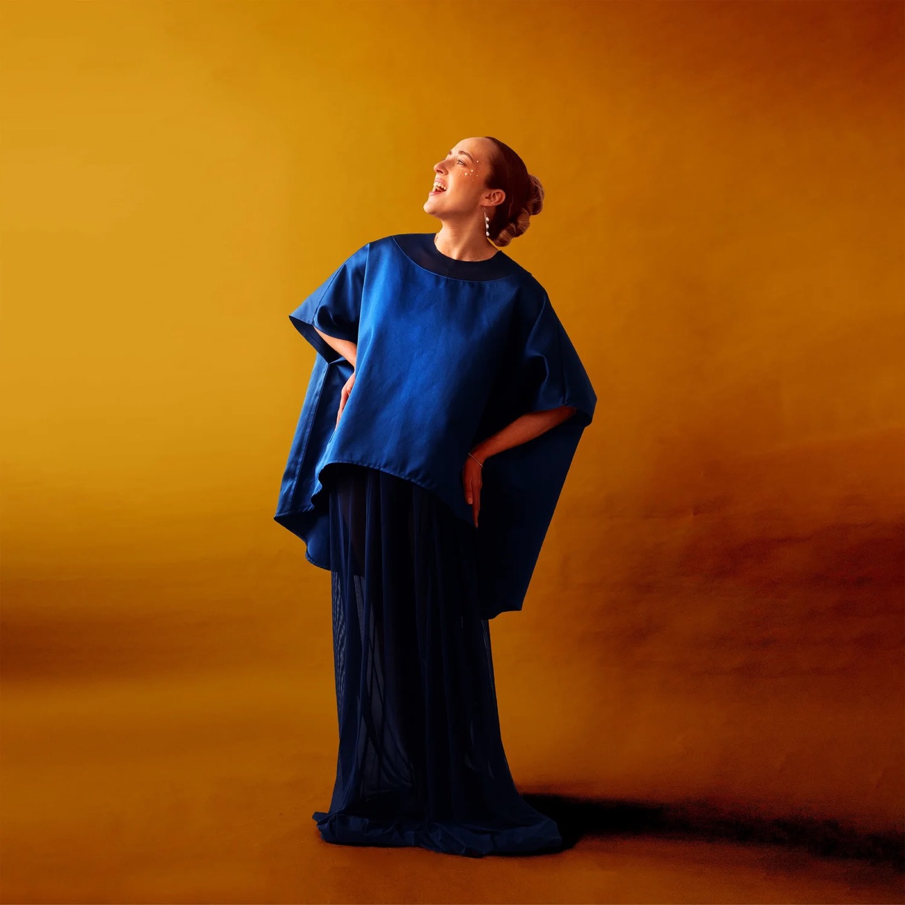 Icon Collection, a silk-blend and tulle look Molly made